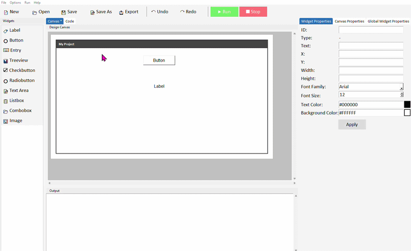 Writing the button code